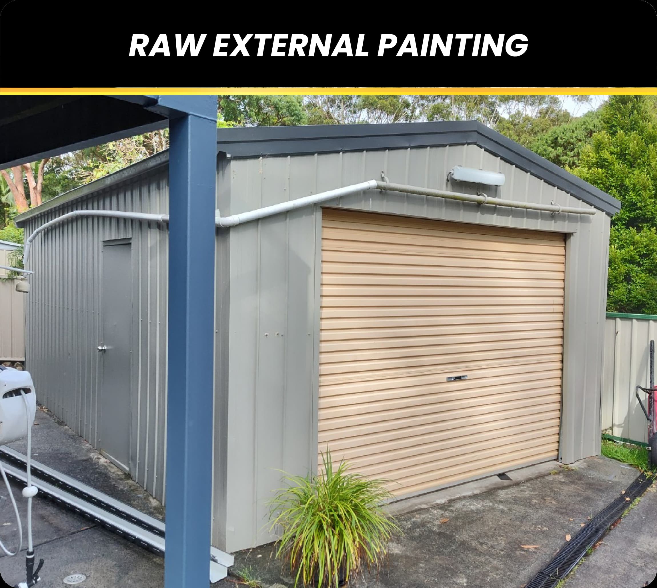 raw external painting